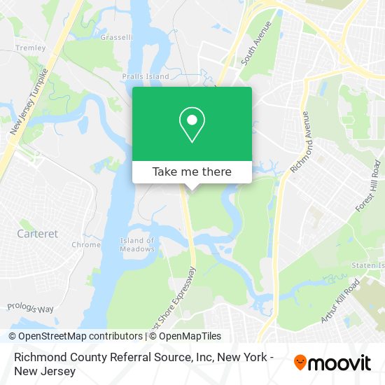 Mapa de Richmond County Referral Source, Inc