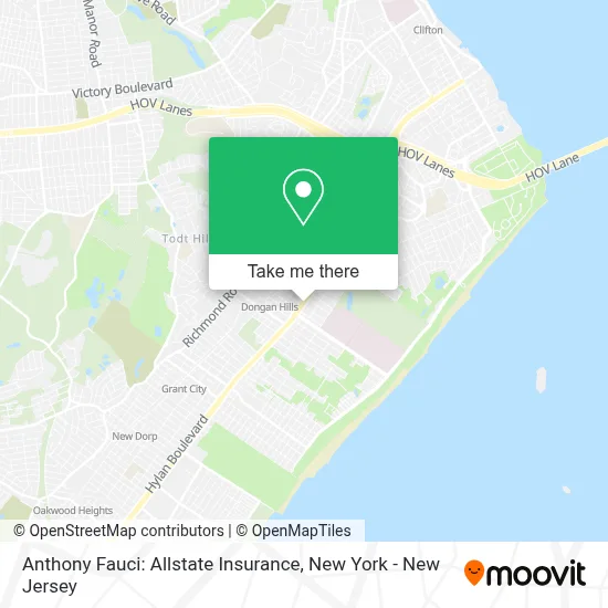 Anthony Fauci: Allstate Insurance map