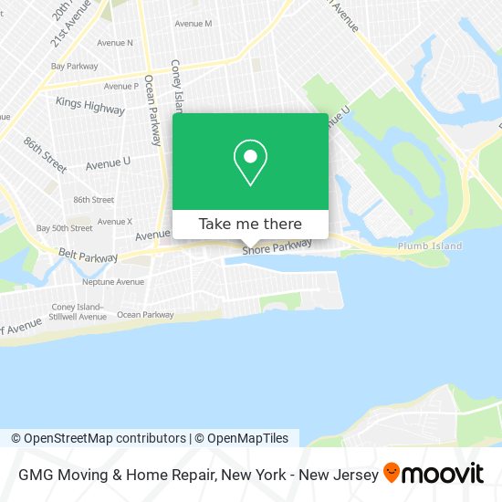 GMG Moving & Home Repair map