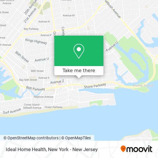 Ideal Home Health map