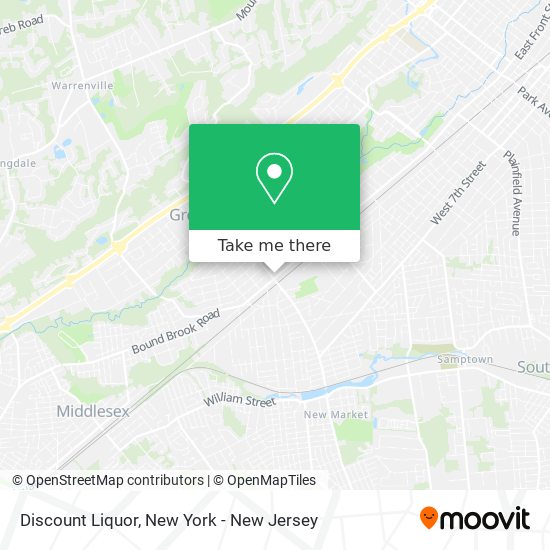 Discount Liquor map