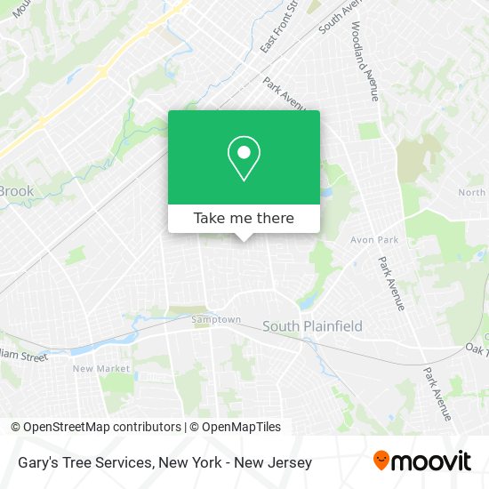 Gary's Tree Services map