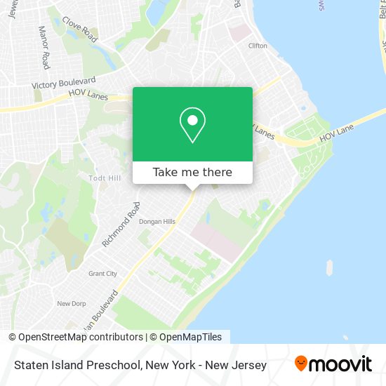 Staten Island Preschool map