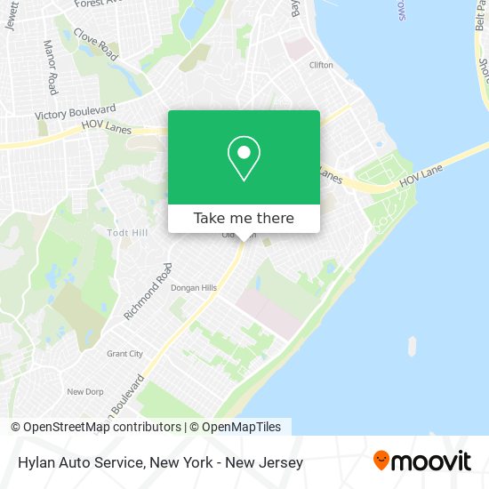 Hylan Auto Service map