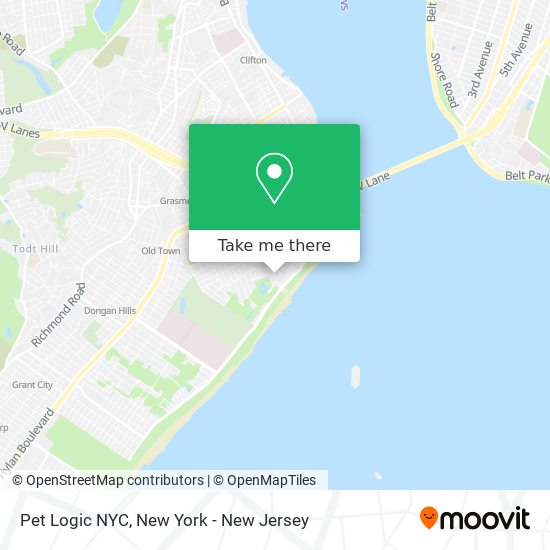 Mapa de Pet Logic NYC
