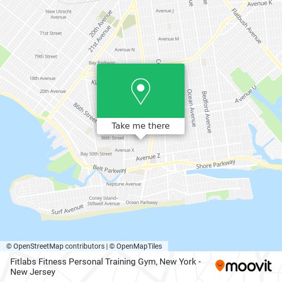 Fitlabs Fitness Personal Training Gym map