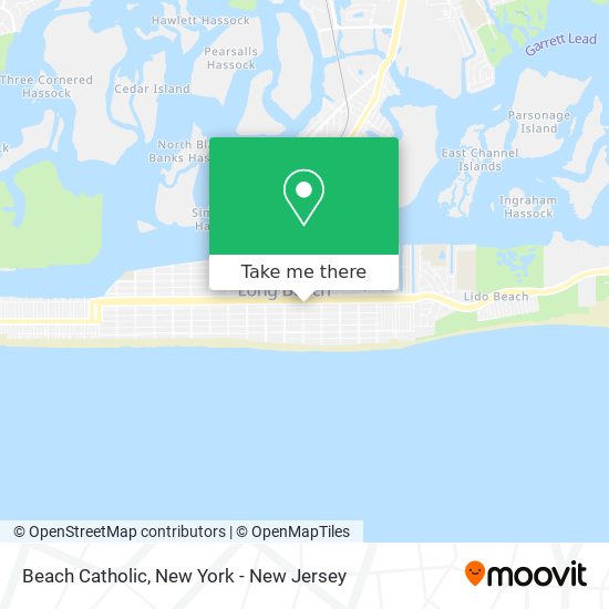 Mapa de Beach Catholic