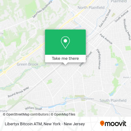 Mapa de Libertyx Bitcoin ATM