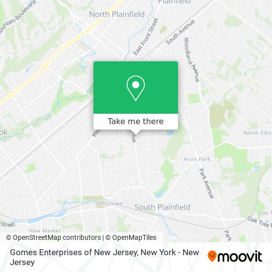 Mapa de Gomes Enterprises of New Jersey