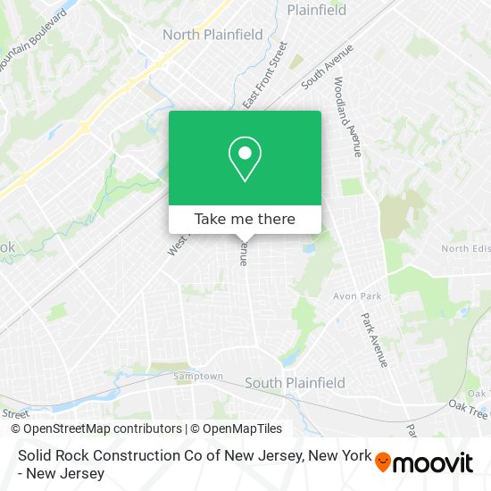 Mapa de Solid Rock Construction Co of New Jersey