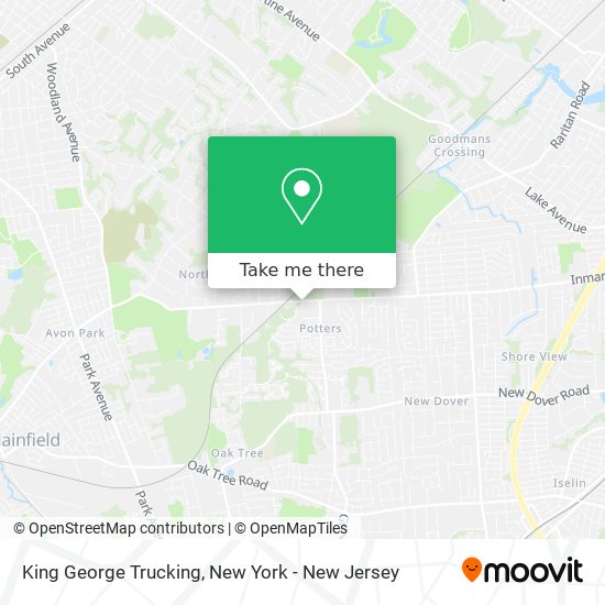 Mapa de King George Trucking