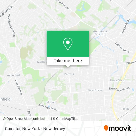 Coinstar map