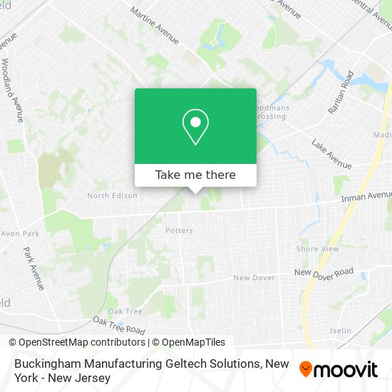 Buckingham Manufacturing Geltech Solutions map