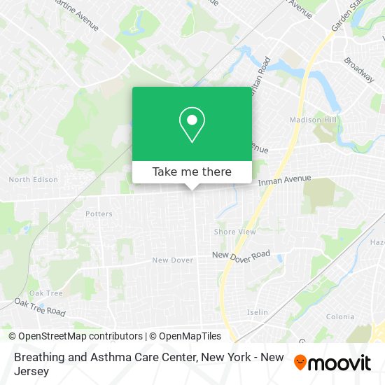 Mapa de Breathing and Asthma Care Center