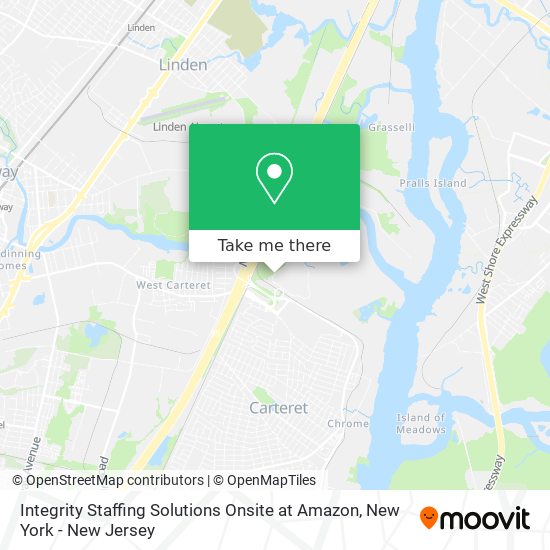 Mapa de Integrity Staffing Solutions Onsite at Amazon