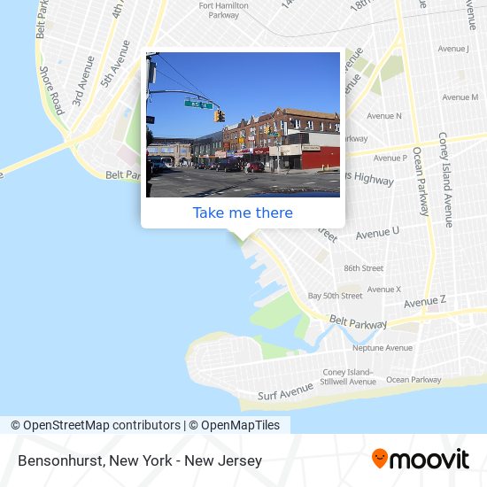 Bensonhurst map