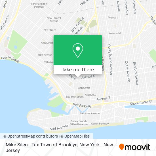 Mapa de Mike Sileo - Tax Town of Brooklyn