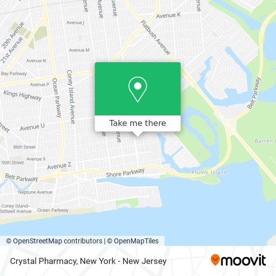 Mapa de Crystal Pharmacy