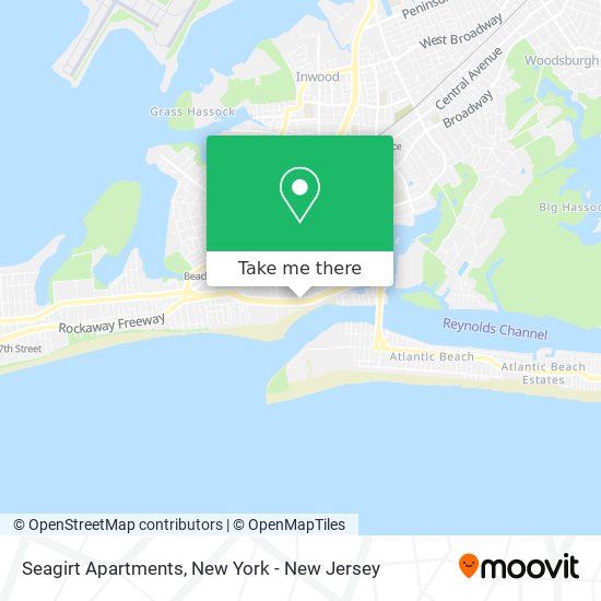 Mapa de Seagirt Apartments