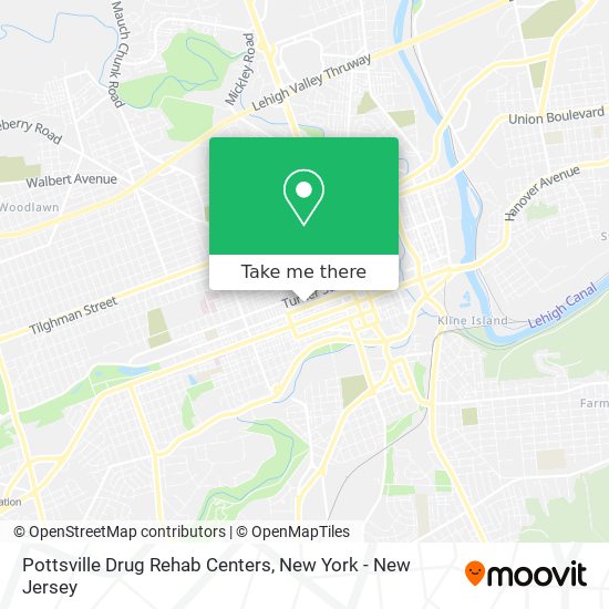 Pottsville Drug Rehab Centers map