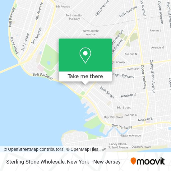 Sterling Stone Wholesale map