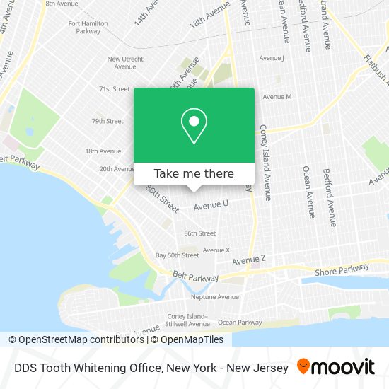 DDS Tooth Whitening Office map