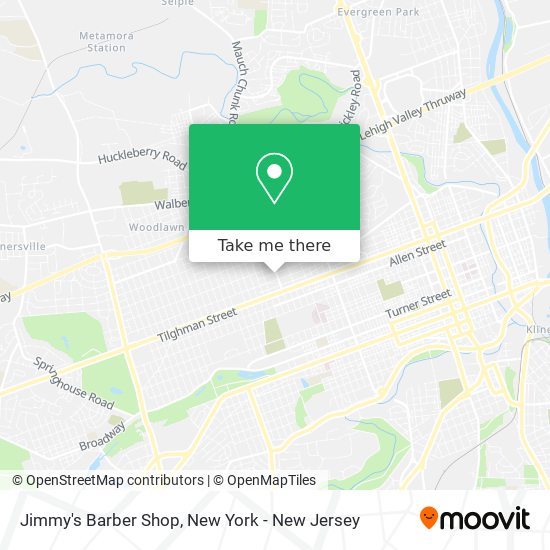 Jimmy's Barber Shop map