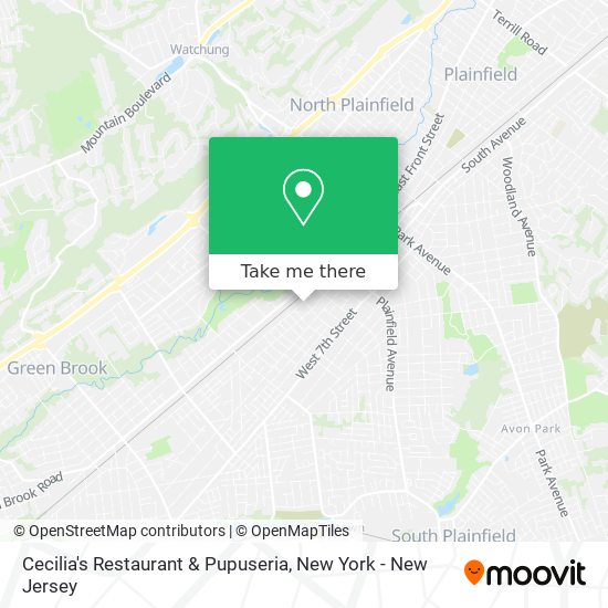 Cecilia's Restaurant & Pupuseria map