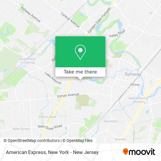 American Express map