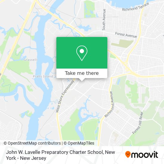 John W. Lavelle Preparatory Charter School map