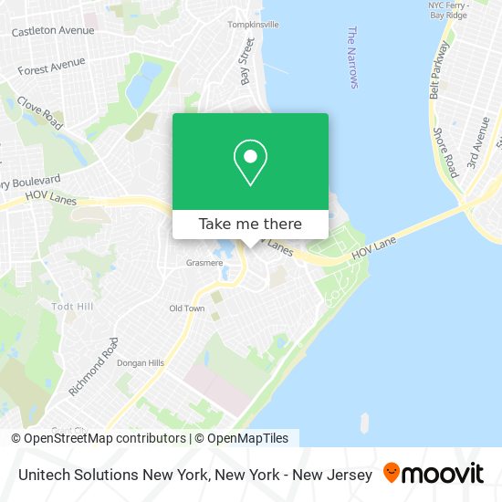 Mapa de Unitech Solutions New York