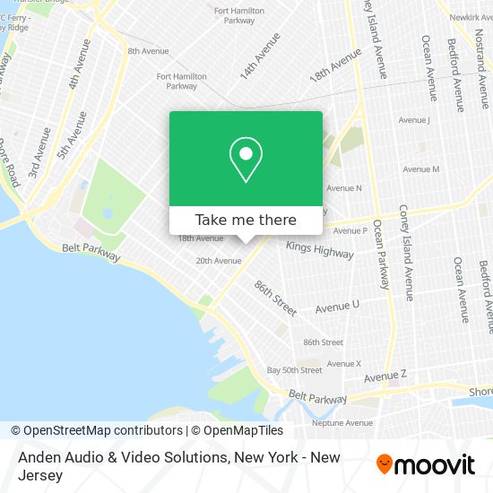 Mapa de Anden Audio & Video Solutions