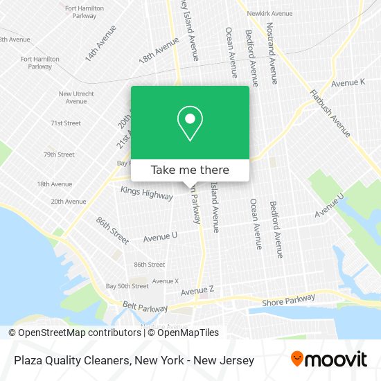 Plaza Quality Cleaners map