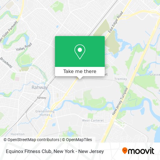 Equinox Fitness Club map