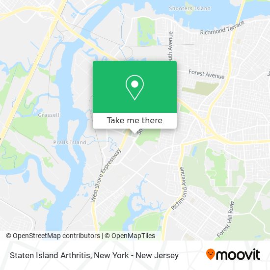 Staten Island Arthritis map