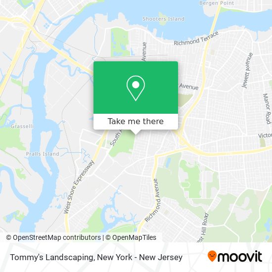Tommy's Landscaping map
