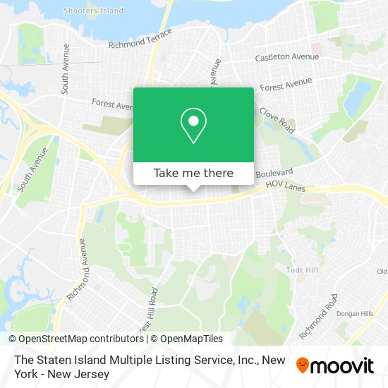 Mapa de The Staten Island Multiple Listing Service, Inc.