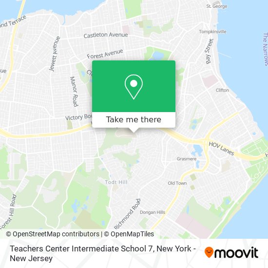 Mapa de Teachers Center Intermediate School 7