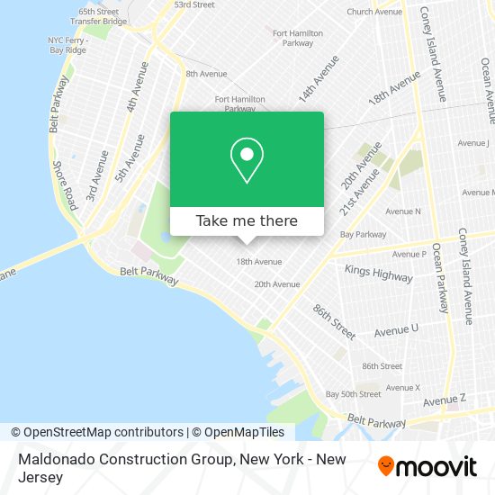 Mapa de Maldonado Construction Group
