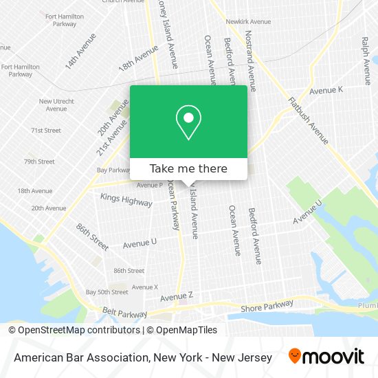 American Bar Association map