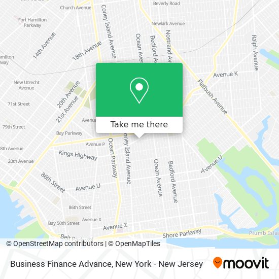 Business Finance Advance map