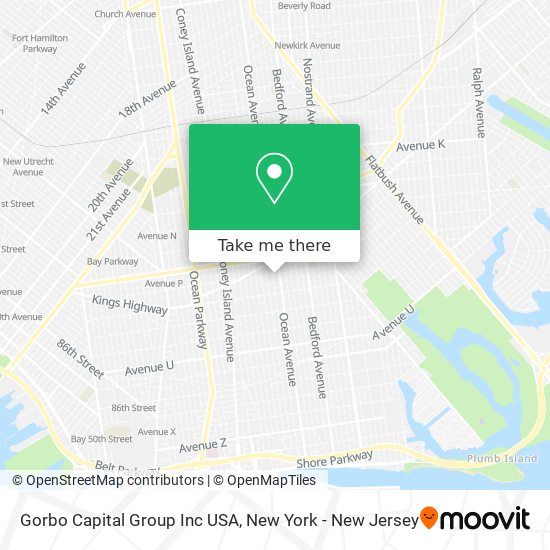 Gorbo Capital Group Inc USA map
