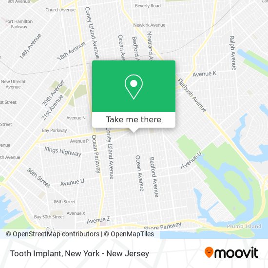 Mapa de Tooth Implant