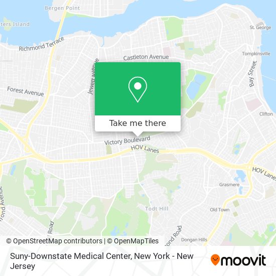 Mapa de Suny-Downstate Medical Center