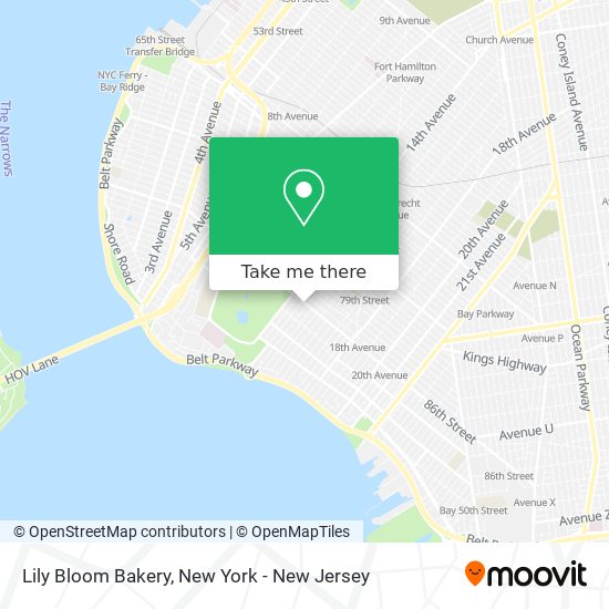 Lily Bloom Bakery map