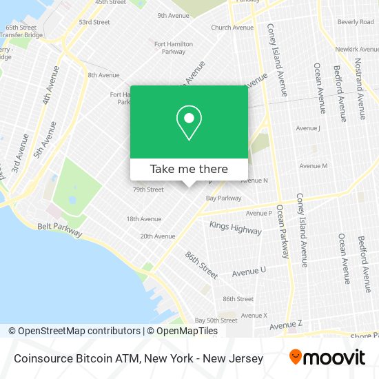 Coinsource Bitcoin ATM map