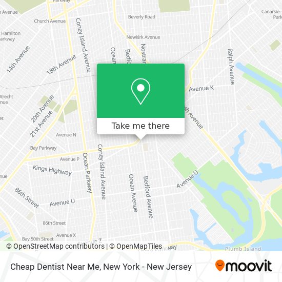 Cheap Dentist Near Me map