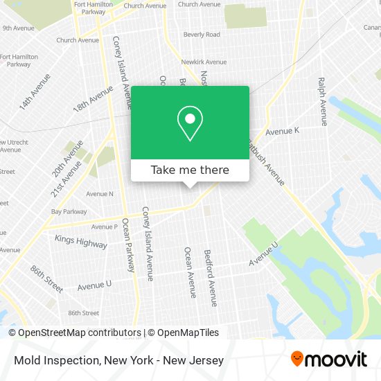 Mold Inspection map