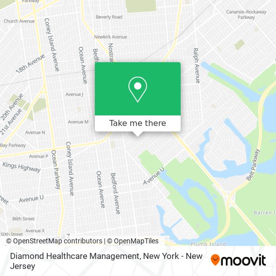 Diamond Healthcare Management map