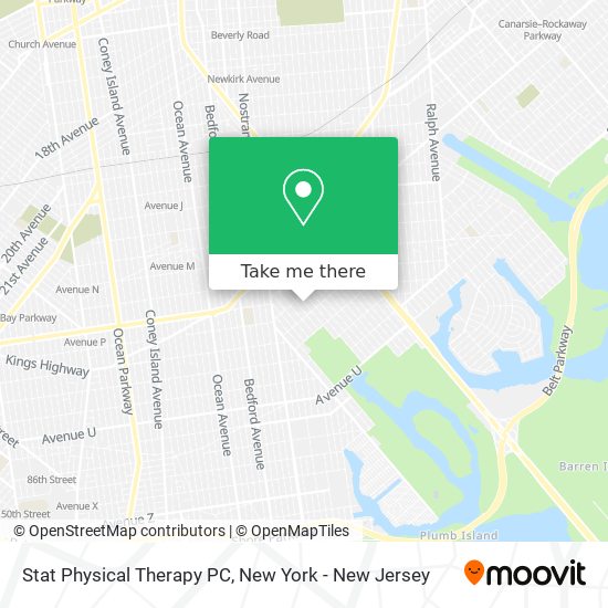 Stat Physical Therapy PC map